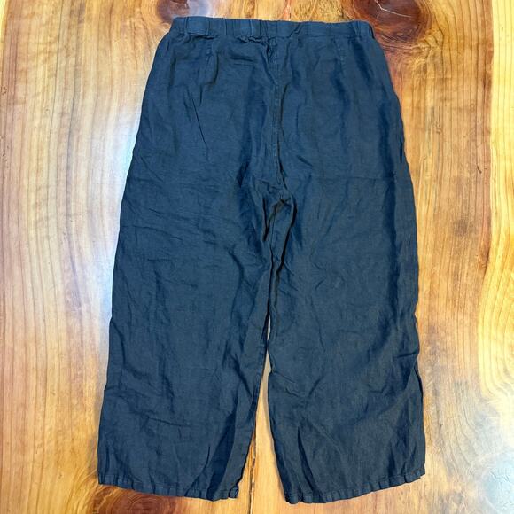 Habitat Clothes to live in Women's Pants L Crop Linen Lagenlook boho R29 - Picture 6 of 6